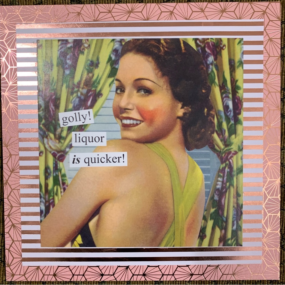 Golly Liquor is Quicker Collage Art